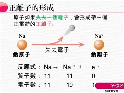 正離子